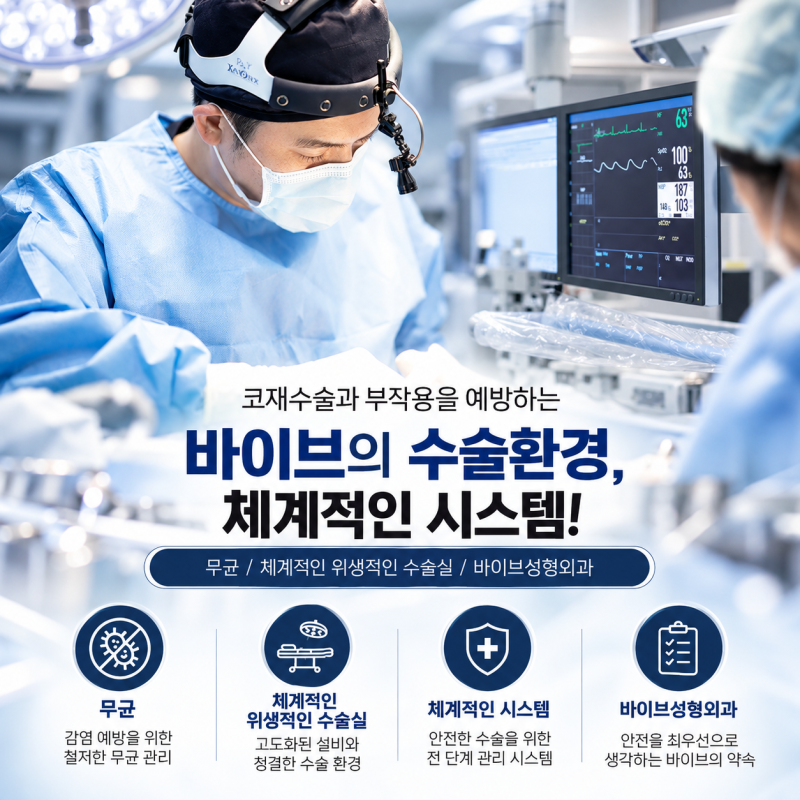 코성형 부작용 해결법(구축/ 염증/ 휜코) 강남 코재수술 바이브성형외과 사진 6